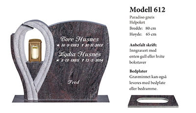 Modell 612 – Paradiso gneis